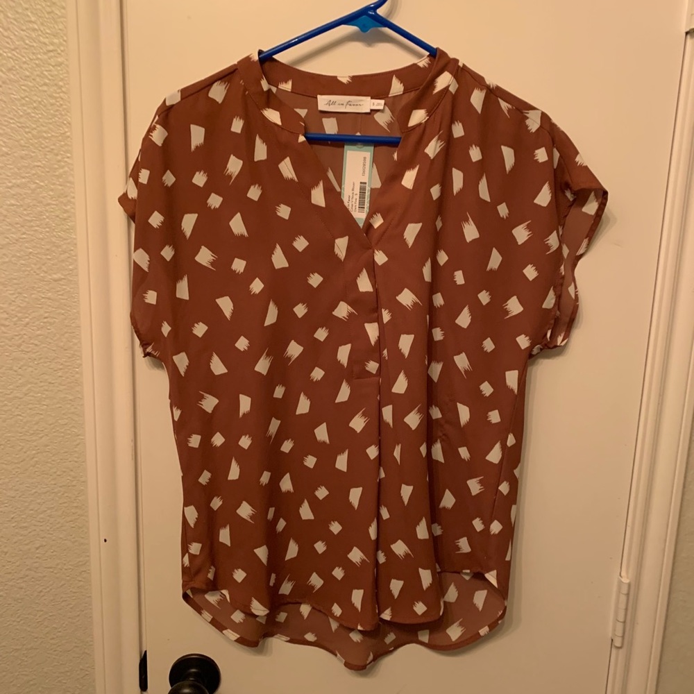 All in Favor Blouse sz. S